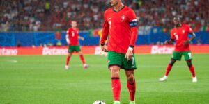 Cristiano Ronaldo Playing for Portugal
