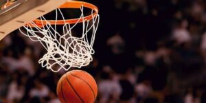 basketball in hoop