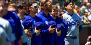 Dodgers team line-up