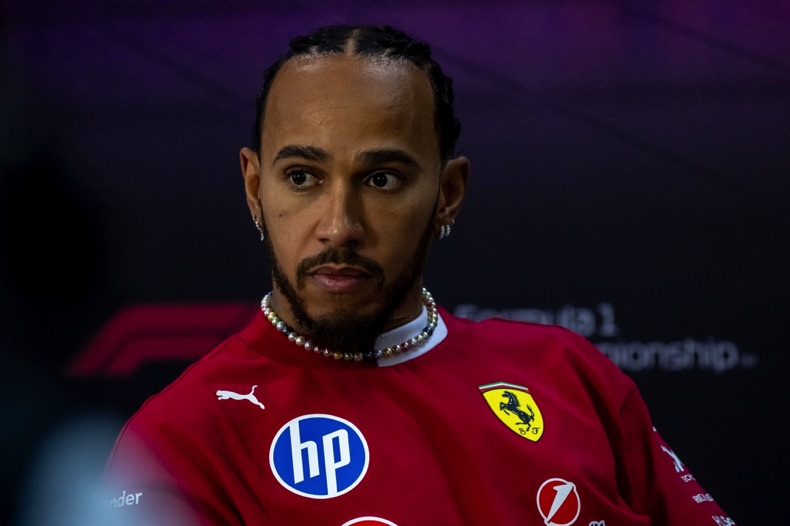 Lewis Hamilton in deep thought