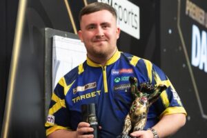 Luke Littler trophies