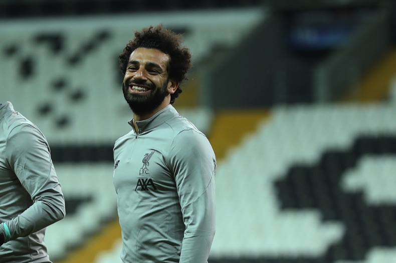 Mo Salah smiling