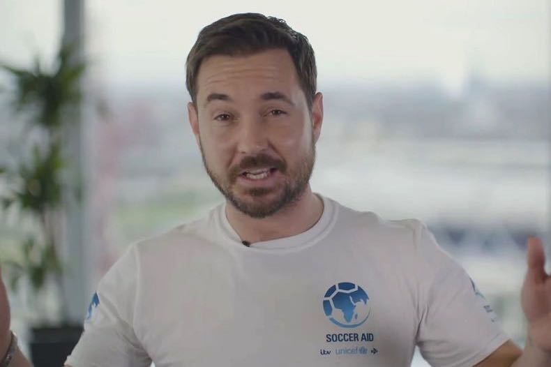 Soccer Aid for Unicef Martin Compston