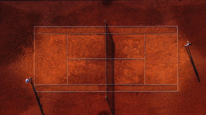 Tennis from above