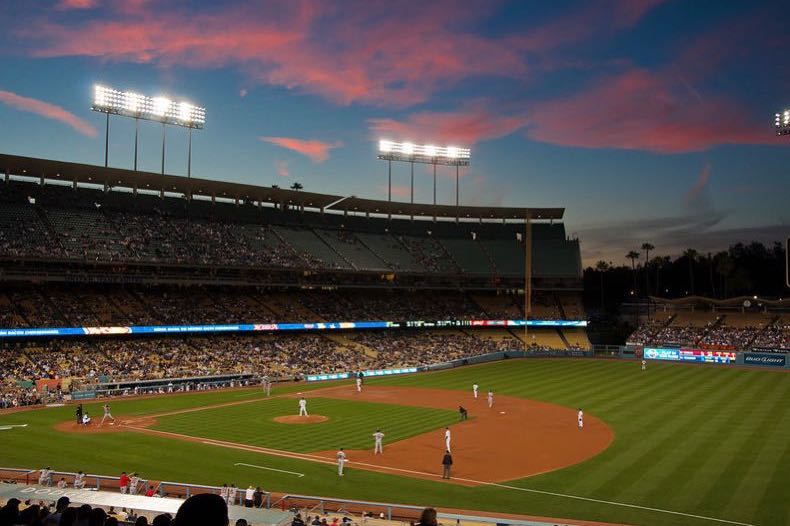 Twilight at Dodger Stadium