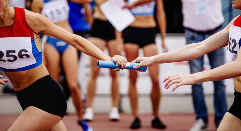 Women's relay in athletics