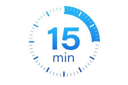 15-minute clock