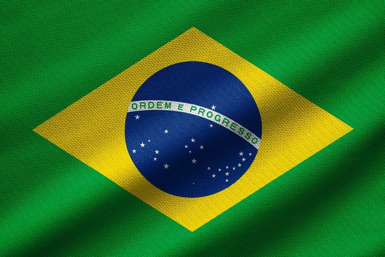 Brazil Material Effect Flag