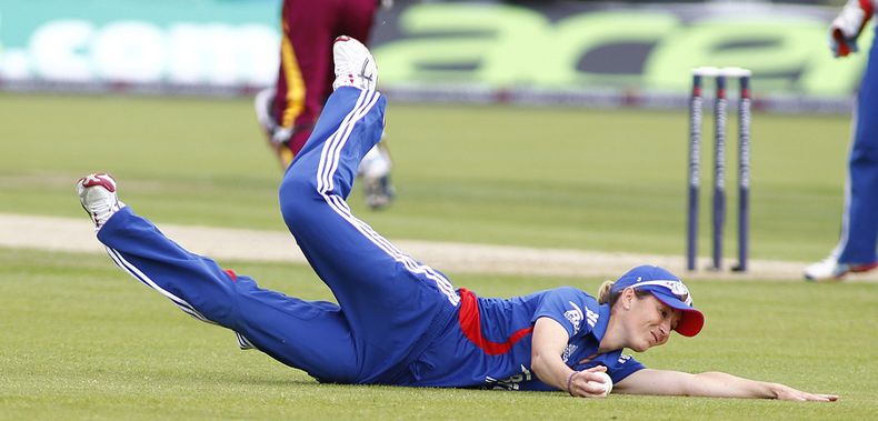 Fast paced action at t20 England women v West Indies women