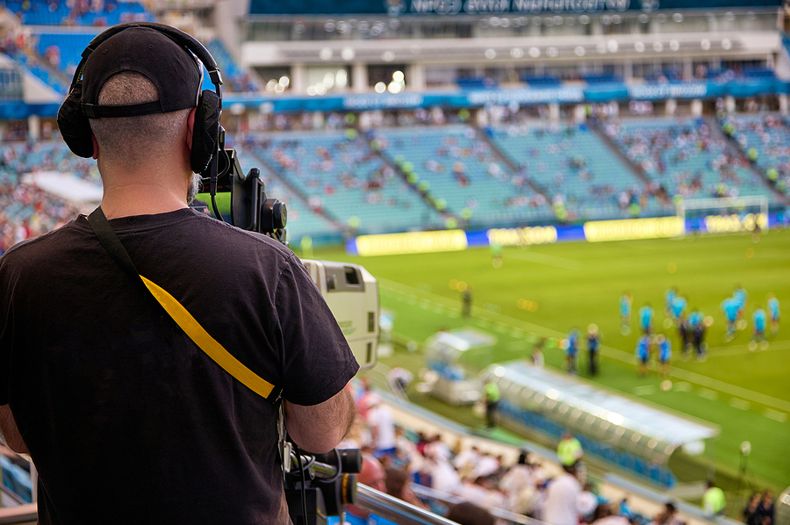 Football camera man
