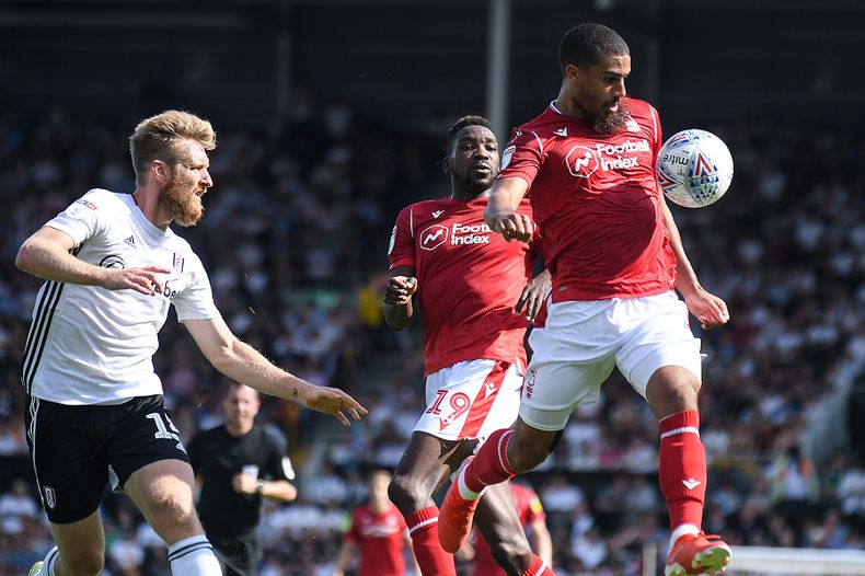 Nottingham Forest Football Shirt Showing Football Index Sponsor