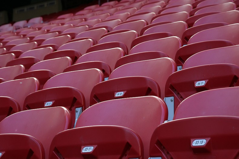 Red Football Stadium Seats
