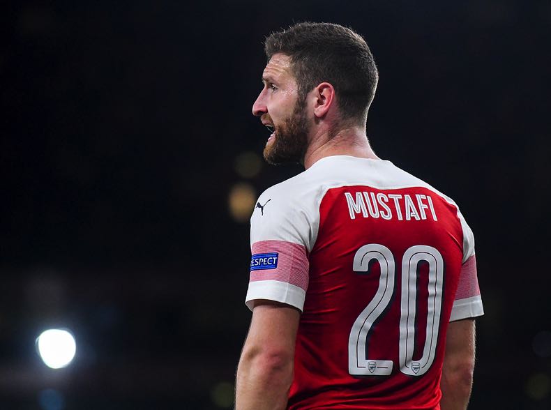 Arsenal player, Mustafi