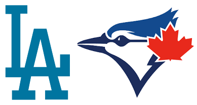 Dodgers vs Blue Jays logos