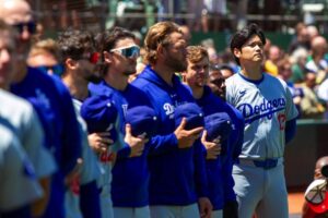 Dodgers team line-up