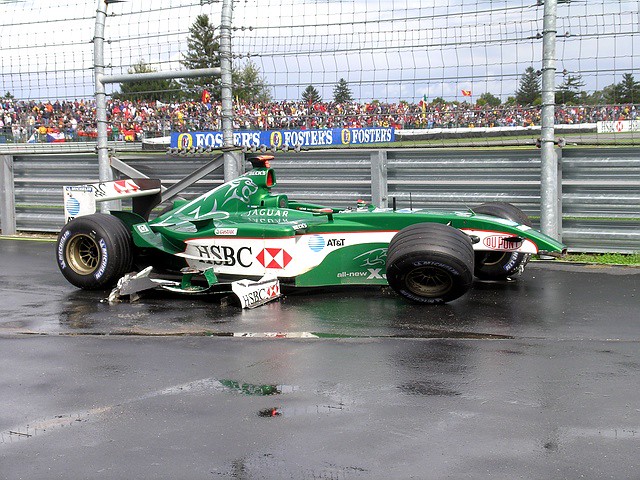 F1 crash