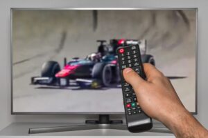 F1 on TV remote