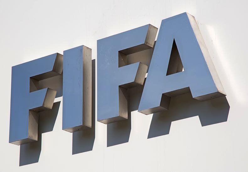 FIFA logo on building