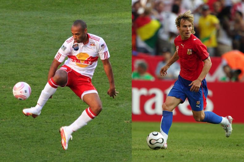 Thierry Henry & Pavel Nedvěd
