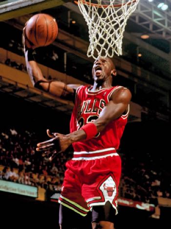 Michael Jordan scoring