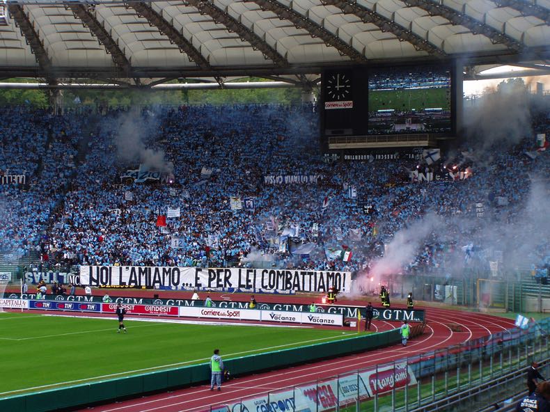 Lazio fans