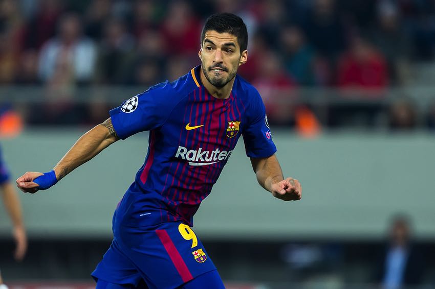 Luis Suarez action shot