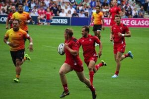 Rugby Sevens running