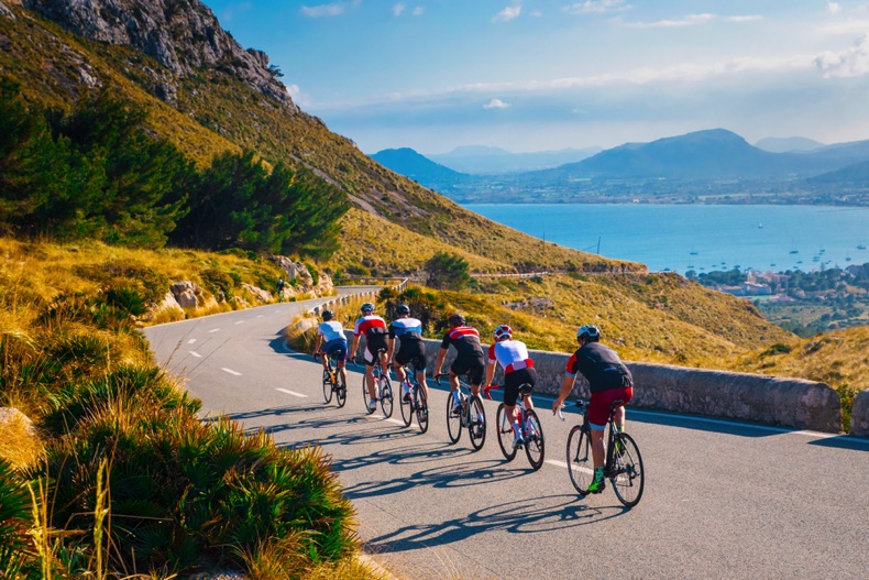 Scenic Tour de France cycling