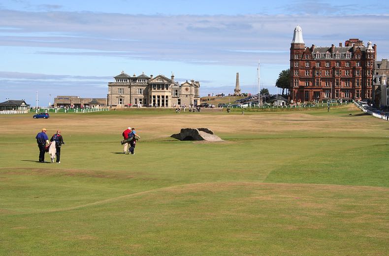 St Andrews golf course in Scotland 