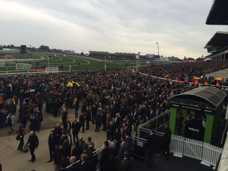 The Cheltenham Festival crowds