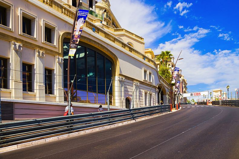 The F1 track in Monte Carlo