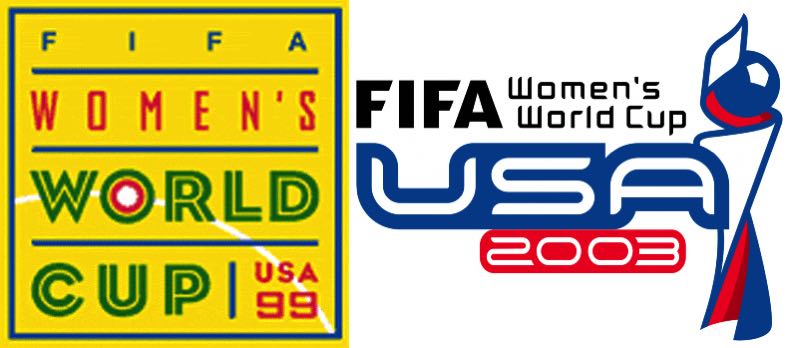 Women's World Cups hosted by the USA in 1999 and 2003