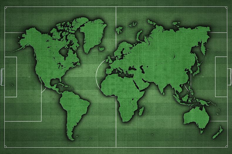 World map football